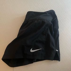 Black Nike running shorts size medium